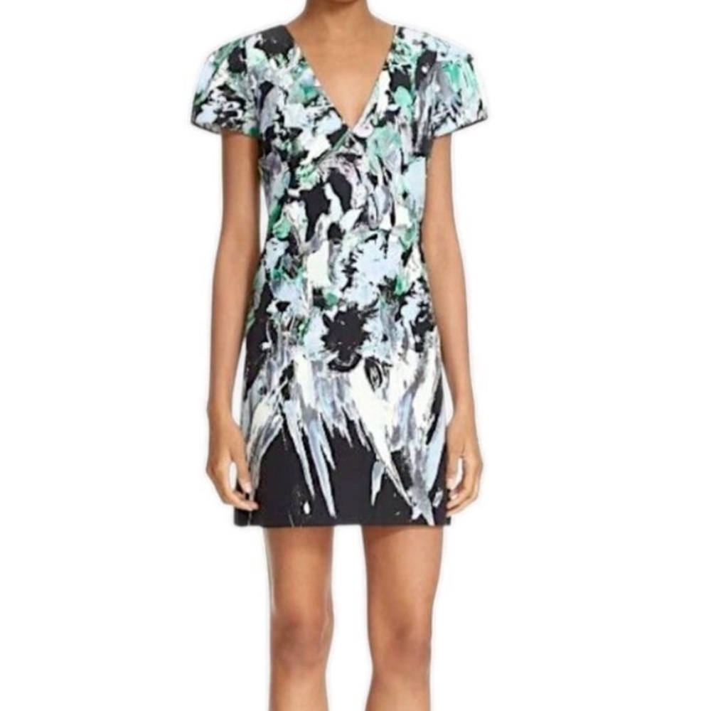 Milly Chloe Watercolor Floral Sheath Dress